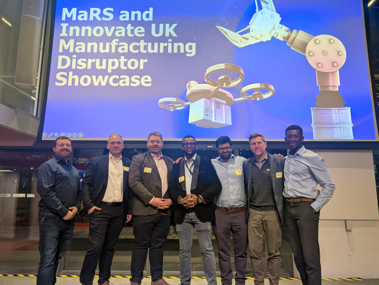 The UK cohort at the MaRS and Innovate UK Manufacturing Disruptor Showcase